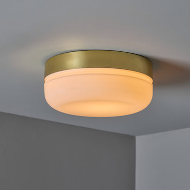 V3436 Fagerhults brass and glass ceiling flush mount5.jpg