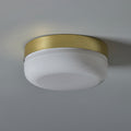 V3436 Fagerhults brass and glass ceiling flush mount2.jpg