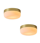 1970s fagerhults brass and glass flush mount two enlighten.jpg