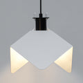 joe columbo triedro white metal pendant stilnovo