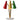 V3490 Rare 1950s Angelo Ostuni Multicolored 3-Shade Table Lamp for O-Luce 1.jpg