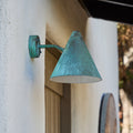 M826 verdgris patina tratten wall light2.jpg