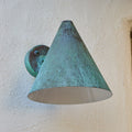 M826 verdgris patina tratten wall light6.jpg