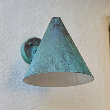 M826 verdgris patina tratten wall light6.jpg