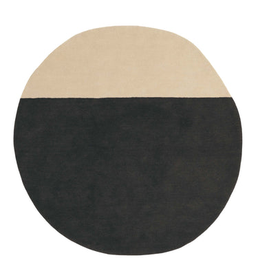 pearls rug black and cream nanimarquina