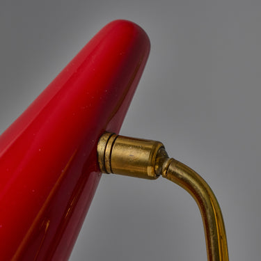 V3490 Rare 1950s Angelo Ostuni Multicolored 3-Shade Table Lamp for O-Luce 24.jpg