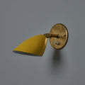 V3412- 1x 1960s Gino Sarfatti Model #26b Black and Brass Wall Lamp for Arteluce4.jpg