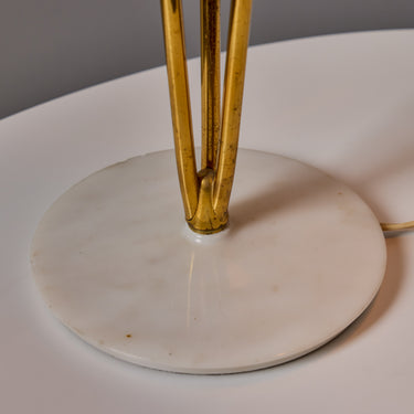 V3490 Rare 1950s Angelo Ostuni Multicolored 3-Shade Table Lamp for O-Luce 16.jpg