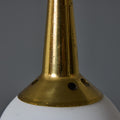 V3439 round glass and brass stilnovo pendant5.jpg