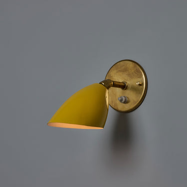 V3412- 1x 1960s Gino Sarfatti Model #26b Black and Brass Wall Lamp for Arteluce2.jpg