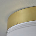 V3436 Fagerhults brass and glass ceiling flush mount3.jpg