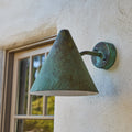 M826 verdgris patina tratten wall light3.jpg