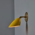 V3412- 1x 1960s Gino Sarfatti Model #26b Black and Brass Wall Lamp for Arteluce6.jpg
