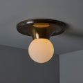  V3417- 1x Medium 1960s Achille Castiglioni  'Light Ball' Wal2.jpg