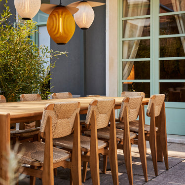 Mathieu Matégot 'Satellite' outdoor Metal Pendant for GUBIGUBI_MILAN_23_0248_POOLSIDE.jpg