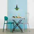PH 3.5_3 Metal Pendant Green Aluminum Copper Louis Poulsen lifestyle lit Two Enighten.jpg