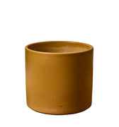 V3510- 1970s Gainey Mustard Ceramic PlanterTwo Enlighten - May 21st 2025 - 153 - Under 3.5