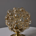 V3544 1960s Helena Tynell Amber Bubble Glass & Brass Table Lamp for Limburg 15.jpg