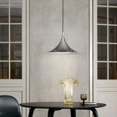 Bonderup & Thorup 'Semi' Brass or Chrome Pendant for Gubi chrome lifestyle.jpg