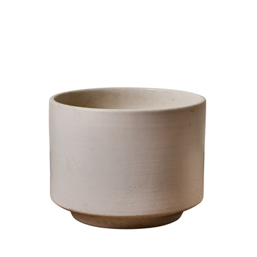 V3521 1960s Architectural Pottery White Ceramic Planter Attributed to Lagardo TackettTwo E