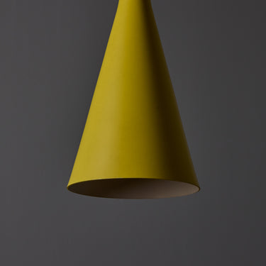 V3542 1970s Yellow Metal Diabolo Pendant Lamp Attributed to Stilnovo 19.jpg