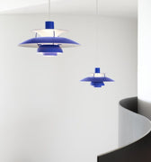 Poul Henningsen 'PH 5' Mini Pendant for Louis Poulsen Two enlighten monochrome blue 