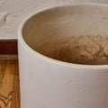 V3521 1960s Architectural Pottery White Ceramic Planter Attributed to Lagardo TackettTwo E