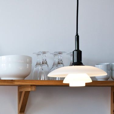Poul Henningsen 'PH '3½-3' Glass Pendant for Louis Poulsen Two Enlighten lifestyle