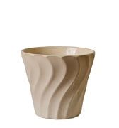 V3506 Midcentury White Glazed ceramic bauer planter Two Enlighten - May 21st 2025 - 056 - 