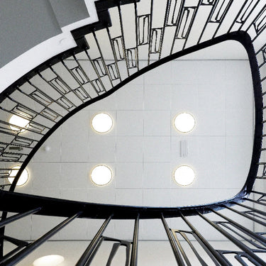 Arne Jacobsen AJ EKlipta lifestyle wall and ceiling stairwell louis poulsen .webp