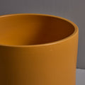 V3551 1970s Gainey Mustard Ceramic Planter 12.6_ 6.jpg