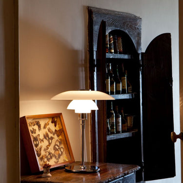 Poul Henningsen PH 4½ - 3½ Glass Table Lamp Lifestyle 4 Louis Poulsen Two Enlighten .jpg