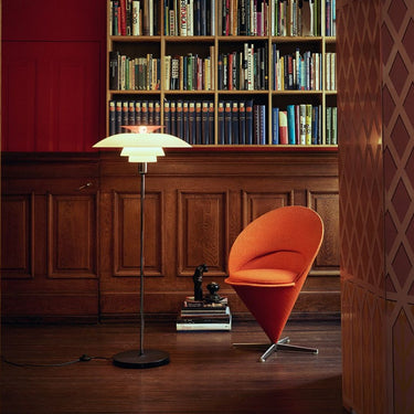 PH 80 Floor Lamp Hero Poul Henningsen Louis Poulsen Two enlighten  white lifestyle lit 