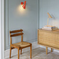 AJ Wall electric orange lifestyle Arne Jacobsen for Louis Poulsen.jpg