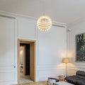 Monumental Poul Henningsen 'PH Louvre' Suspension Lamp for Louis Poulsen Two Enlighten lifestyle living room 