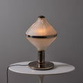 V3539 Large Studio B.B.P.R 'Polinnia' Glass and Chrome Table Lamp c. 1964 for Artemide 4.j