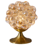 V3544 1960s Helena Tynell Amber Bubble Glass & Brass Table Lamp for Limburg cover.jpg