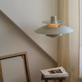 Poul Henningsen 'PH 5' Monochrome Pendant for Louis Poulsen two enlighten PH5 Monochrome Pale Pewter Lifestyle.jpg