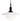 Poul Henningsen 'PH '3½-3' Glass Pendant for Louis Poulsen Two Enlighten black 