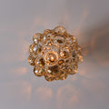 V3544 1960s Helena Tynell Amber Bubble Glass & Brass Table Lamp for Limburg 13.jpg