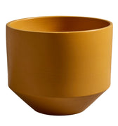 V3551 1970s Gainey Mustard Ceramic Planter 12.6_ cover.jpg