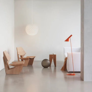 AJ Floor lamp orange Arne Jacobsen Louis Poulsen.jpg