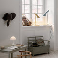 AJ Mini Table Lamp Soft Lemon Lifestyle Arne Jacobsen Louis Poulsen (2).jpg