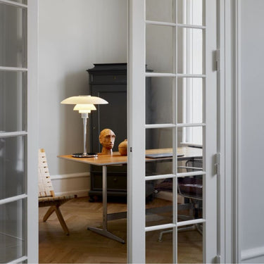 Poul Henningsen PH 4½ - 3½ Glass Table Lamp Lifestyle Louis Poulsen Two Enlighten .jpg