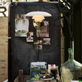 Poul Henningsen 'PH 3-2' Opal Glass and Chrome Wall Lamp for Louis Poulsen two enlighten lit lifestyle 