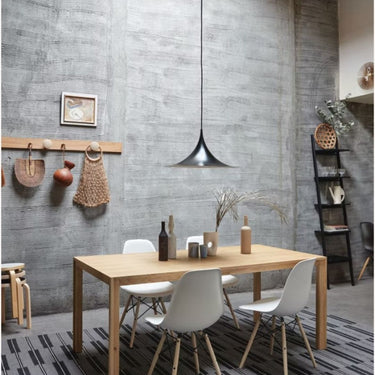 Bonderup & Thorup 'Semi' Brass or Chrome Pendant for Gubi chrome lifestyle (2).jpg