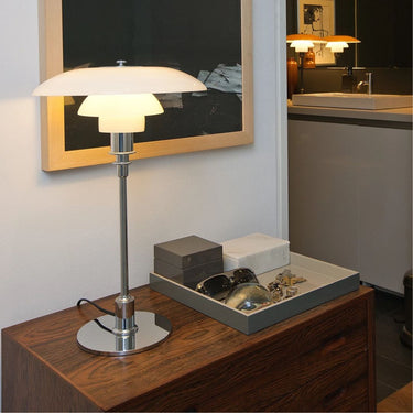 PH 3½-2½ Table Lamp chrome Brass Glass lifestyle Poul Henningsen Louis Poulsen.jpg