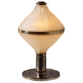 V3539 Large Studio B.B.P.R 'Polinnia' Glass and Chrome Table Lamp c. 1964 for Artemide cov