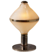 V3539 Large Studio B.B.P.R 'Polinnia' Glass and Chrome Table Lamp c. 1964 for Artemide cov