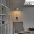 GamFratesi Yuh Wall Lamp White Brass Louis Poulsen (2).jpg